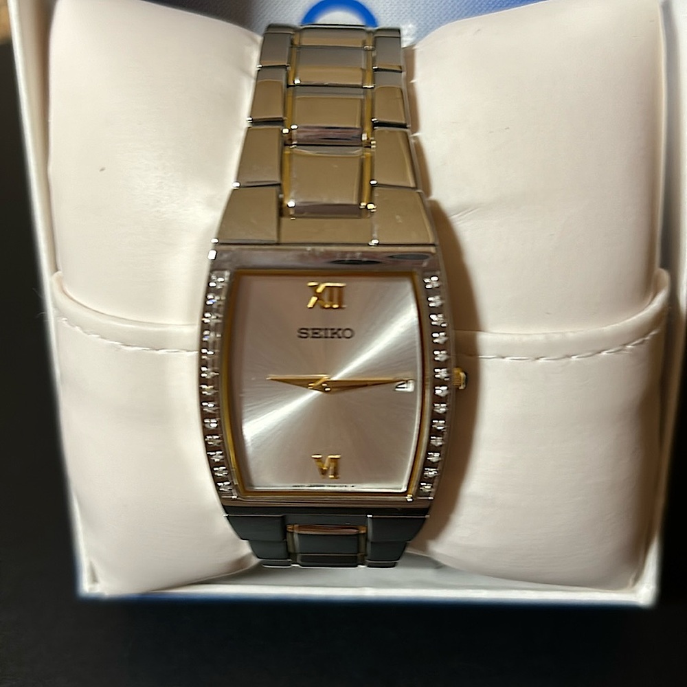 Men’s Diamond Seiko Watch